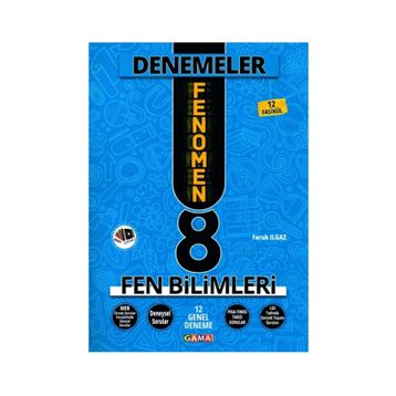 Gama Yayınları 8. Sınıf Fen Bilimleri Fenomen 12 Genel Deneme