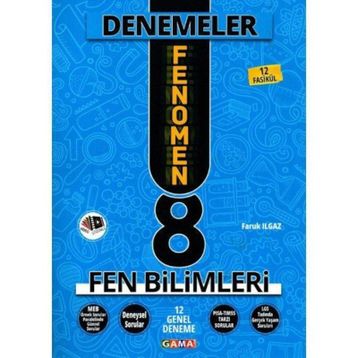 Gama Yayınları 8. Sınıf Fen Bilimleri Fenomen 12 Genel Deneme