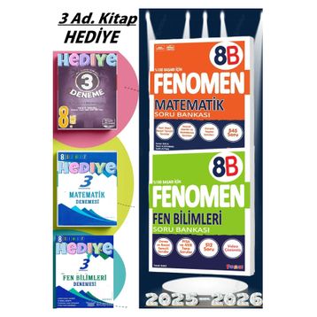 Gama Yayınları - 8. Sınıf Fenomen Sayısal Set Fen Bilimleri B + Matematik B