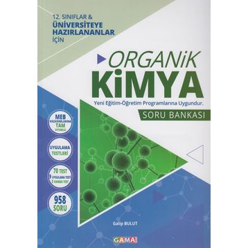 Gama Yayınları Organik Kimya Soru Bankası