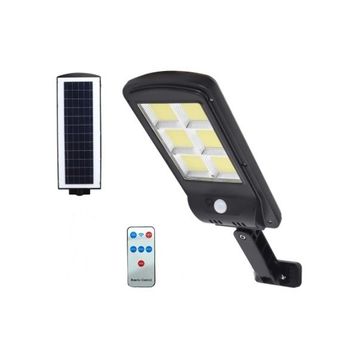 Gaman 35 cm x 11.5 cm No:3 Siyah Fotoselli 3 Modlu Cob LED Solar Güneş Enerjili Sokak Lambası Bahçe Aydınlatması