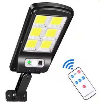 Gaman 35 cm x 11.5 cm No:3 Siyah Fotoselli 3 Modlu Cob LED Solar Güneş Enerjili Sokak Lambası Bahçe Aydınlatması