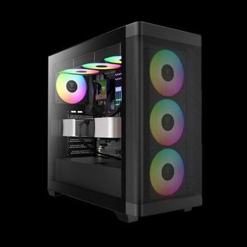 Gamdias Athena M3 FSP 1600W Tempered Glass Type-C Mesh Ön Panel ARGB ATX Professional Gaming Kasa