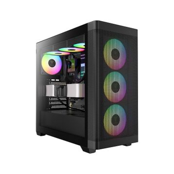 Gamdias Athena M3 FSP 1600W Tempered Glass Type-C Mesh Ön Panel ARGB ATX Professional Gaming Kasa