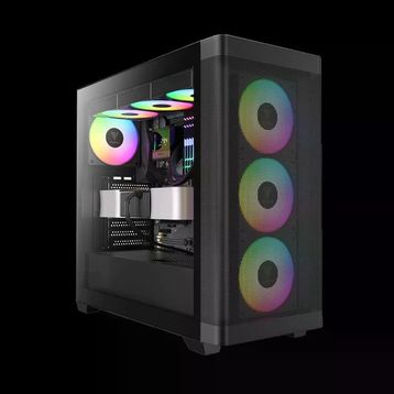 Gamdias Athena M3 FSP 1600W Tempered Glass Type-C Mesh Ön Panel ARGB ATX Professional Gaming Kasa