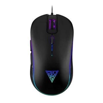Gamdias Aura GS3 Çok Renkli Aydınlatma USB Kablolu 6 Tuşlu 3.600 DPI Siyah Gaming Mouse