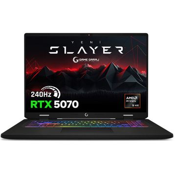 Game Garaj Slayer R9M3D XL-5070 C4 Ryzen 9 9955HX3D 64GB RAM 2TB SSD RTX 5070 FreeDOS 17 inç Oyun Bilgisayarı