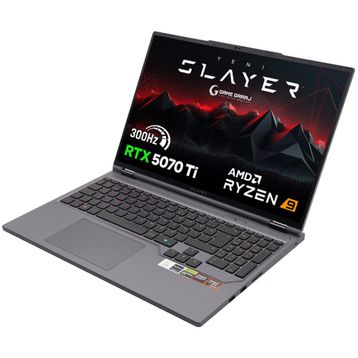 Game Garaj Slayer R9T-5070TI C3 Ryzen 9 9955HX 32GB RAM 2TB SSD RTX 5070 Ti FreeDOS 16 inç Oyun Bilgisayarı