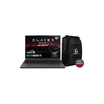 Game Garaj Slayer R9T-5070TI V2 C5 Ryzen 9 9955HX 32GB RAM 2TB SSD RTX 5070 Ti FreeDOS 16 inç Gaming Laptop