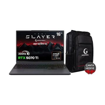 Game Garaj Slayer R9T-5070TI V2 C6 Ryzen 9 9955HX 64GB RAM 2TB SSD RTX 5070 Ti FreeDOS 16 inç Gaming Laptop