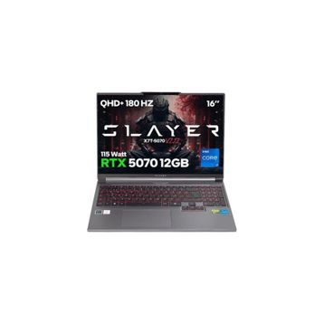 Game Garaj Slayer X7T-5070 V2.12 C2 i7-14650HX 32GB RAM 1TB RTX 5070 FreeDOS 16 inç Oyun Bilgisayarı