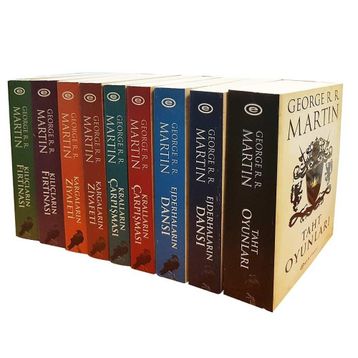 Game Of Thrones Taht Oyunları 9 Kitap Set - George R. R. Martin -