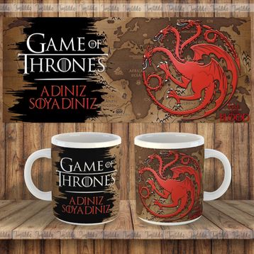 Game Of Thrones Targaryen Kupa Bardak