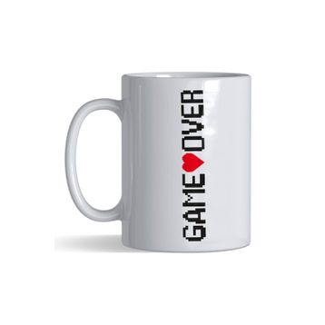 Game Over Porselen Kupa Bardak