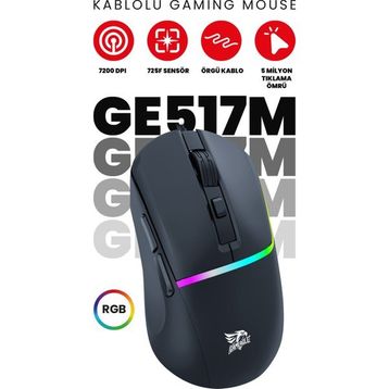 Gameagle GE517M 7200DPI Optik Kablolu Gaming Mouse