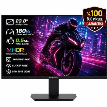 GameBooster Edge EF18 23.8 inç 180 Hz 0.5 ms Full HD Gaming Monitör