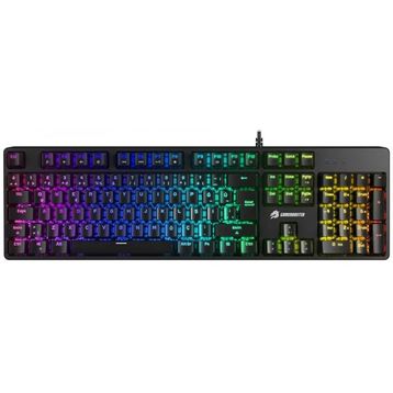 GameBooster G24B Enigma Rainbow Red Switch Mekanik Siyah Gaming Klavye