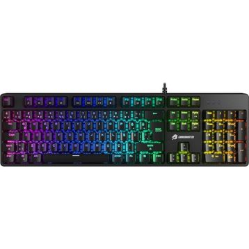 GameBooster G24B Enigma Rainbow Red Switch Mekanik Siyah Gaming Klavye