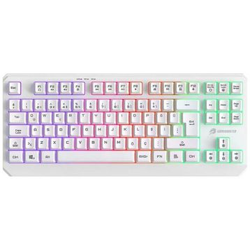 GameBooster G75 Elya TKL Membrane Switch Kablolu Beyaz Gaming Klavye