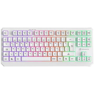 GameBooster G75 Elya TKL Membrane Switch Kablolu Beyaz Gaming Klavye