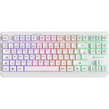 GameBooster G75 Elya TKL Membrane Switch Kablolu Beyaz Gaming Klavye