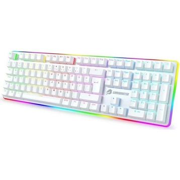 GameBooster G918 Fire Storm RGB Red Switch Beyaz Gaming Klavye