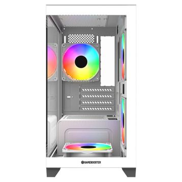 GameBooster GB-MB6001W Rainbow Fanlı Beyaz 600 W Micro ATX Gaming Bilgisayar Kasası
