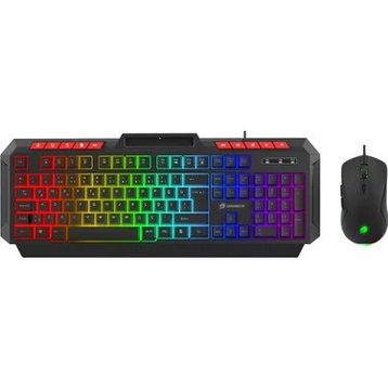 GameBooster Knight KM-11B Kablolu Gaming Siyah Klavye Mouse Set