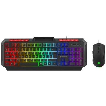 GameBooster Knight KM-11B Kablolu Gaming Siyah Klavye Mouse Set