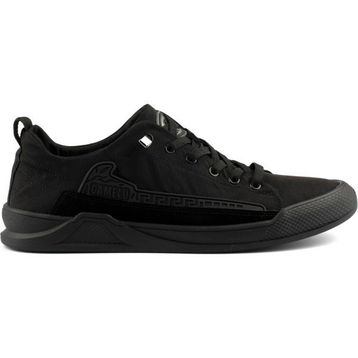 Gamelu Punch Siyah Lastik Bağ Keten Memory Foam Sneaker Erkek Spor Ayakkabı