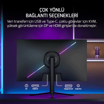 Gamepower Lucid S60 27 inç 540Hz 0.5ms Flat Fast IPS FHD Pivot Oyuncu Monitörü