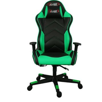 Gamer X Serisi Yeşil-Siyah Oyuncu Koltuğu
