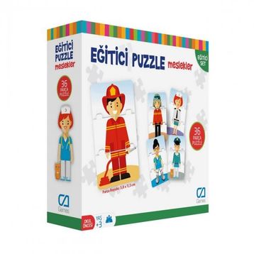 Games Eğitici Meslekler 36 Parça Puzzle