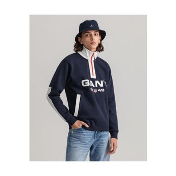 Gant Lacivert Erkek Sweatshirt