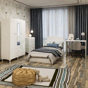 Garaj Home Beyaz Elit Genç Odası Takımı