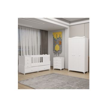 Garaj Home Melina Yıldız 3 Kapaklı Bebek Odası Takımı