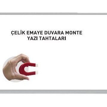 Garanti 100X150 cm Duvara Monte Beyaz Yazı Tahtası