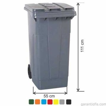 Garanti Metal 7088 Plastik Çöp Konteyneri