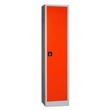 Garanti Metal Tam Boy 198'lik Tek Kapılı Kırmızı Gri Dosya Dolabı
