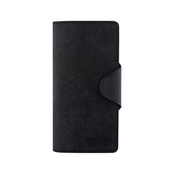 Garbalia Axel Crazy Siyah Deri Unisex Portföy Cüzdan