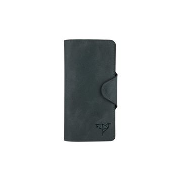 Garbalia Axel Crazy Siyah Deri Unisex Portföy Cüzdan