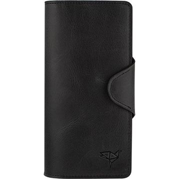 Garbalia Axel Crazy Siyah Deri Unisex Portföy Cüzdan