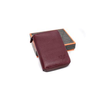 Garbalia Chain Bordo Erkek Cüzdan