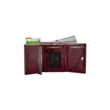 Garbalia Crazy Bordo Unisex Cüzdan