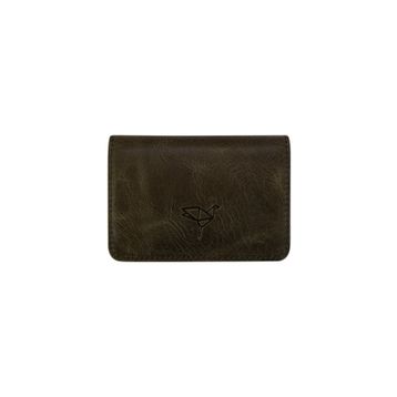 Garbalia Magnet Crazy Yeşil Deri Unisex Cüzdan