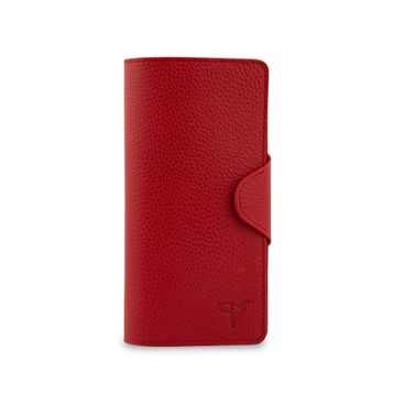 Garbalia Martha Kırmızı Deri Unisex Cüzdan