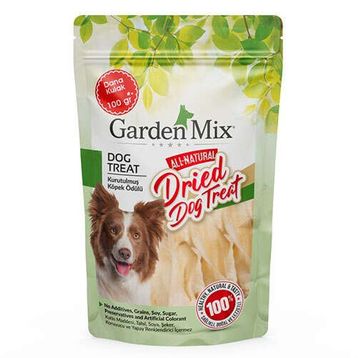 Garden Mix 100 gr Kurutulmuş Dana Kulak Köpek Ödülü