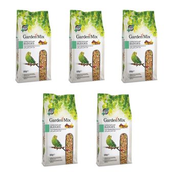Garden Mix 5x1 kg Platin Seri Vitaminli Meyveli Muhabbet Kuşu Yemi