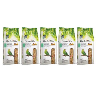 Garden Mix 5x1 kg Platin Seri Vitaminli Meyveli Muhabbet Kuşu Yemi