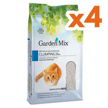 Garden Mix 5x4 lt İnce Taneli Kokusuz Doğal Kedi Kumu